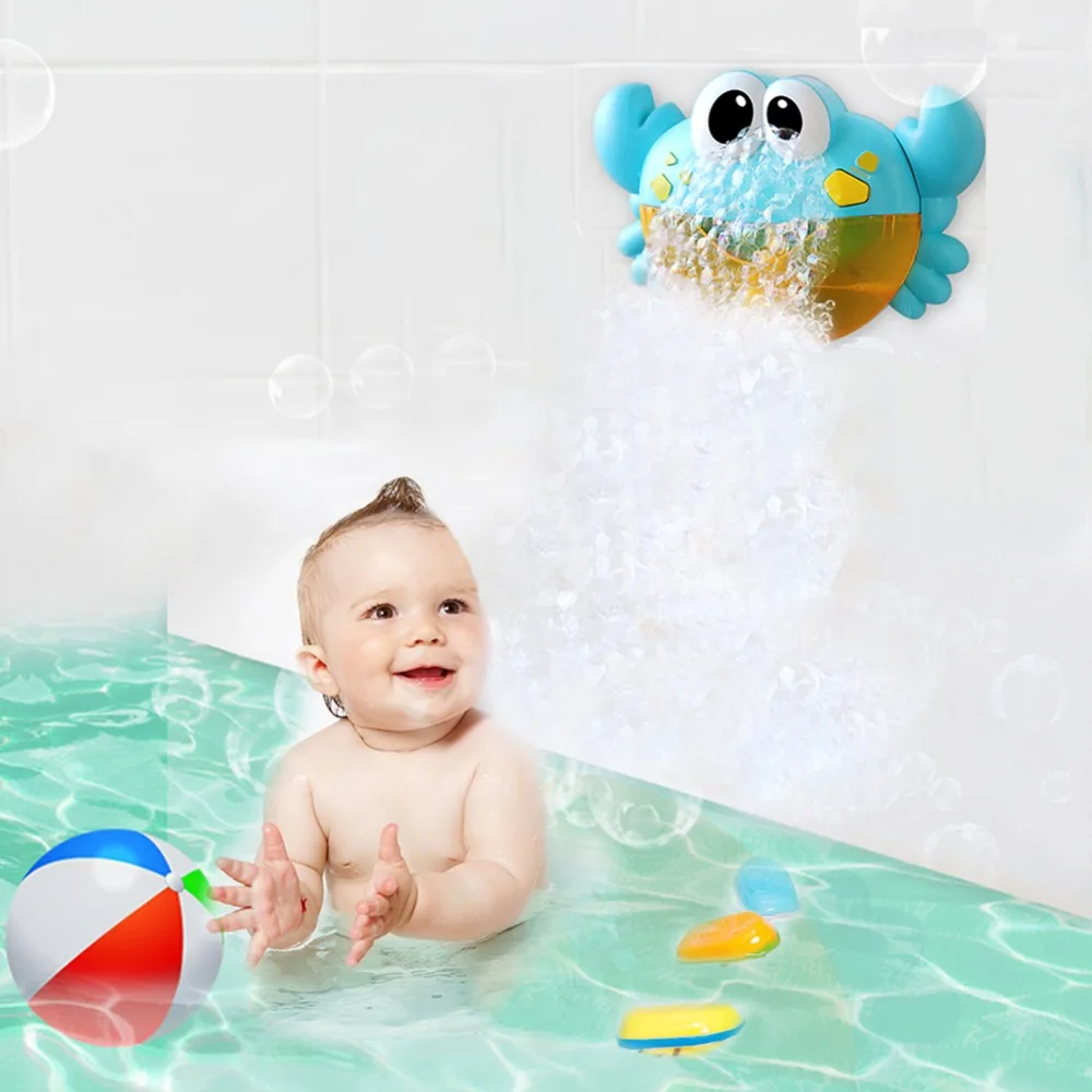 25 стилей Детские Игрушки для ванны машина для пузырей большие лягушки крабы автоматическая машина для изготовления пузырьков воздуходувка машина для изготовления пузырьков Ванна мыло машина игрушки