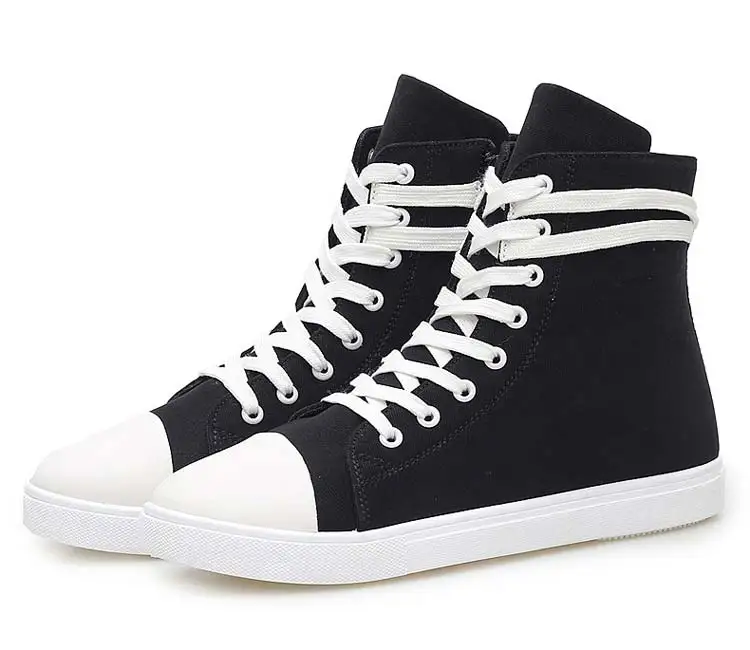 رياضية الرجال عالية أعلى حذاء قماش 2019 الربيع أحذية رياضية مان الأبيض سكيت حذاء الذكور الأحذية رجالي أحذية عارضة البريدي