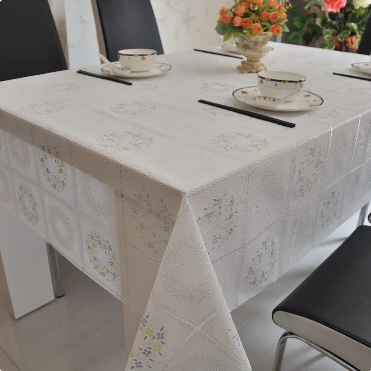 Online Get Disposable Lace Table Cloth Aliexpress Quality Table Cloth Waterproof Oil Disposable Dining Lace Tablecloth Pvc