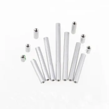 

2pcs M6 Long nut Round aluminum column Connecting columns Al tie rod body Outer diameter 10mm 10mm-40mm Length