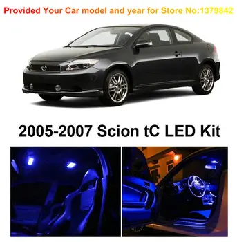 

Free Shipping 7pc/lot car-styling LED Lights Car Styling Hi-Q Interior Package Kit For Scion TC 2005-2007