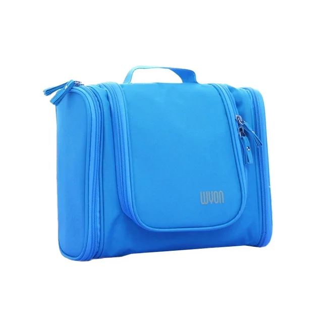 RUPUTIN Dropshiping Travel Wash Gargle Bag Portable Wash Makeup Organizer Bag High Capacity Women And Men Outdoor Cosmetic Bags - Цвет: Sky blue