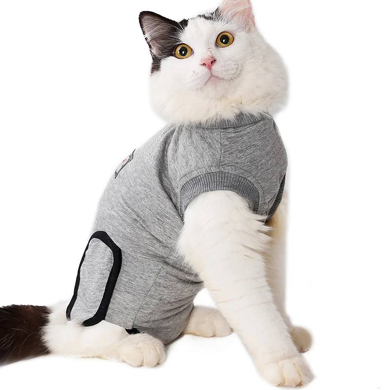 

Jormel Cat Clothes Recovery Suit For Cat Sterilization Care Wipe Medicine Prevent Lick After Surgery Wear Weaning Suit For Cats