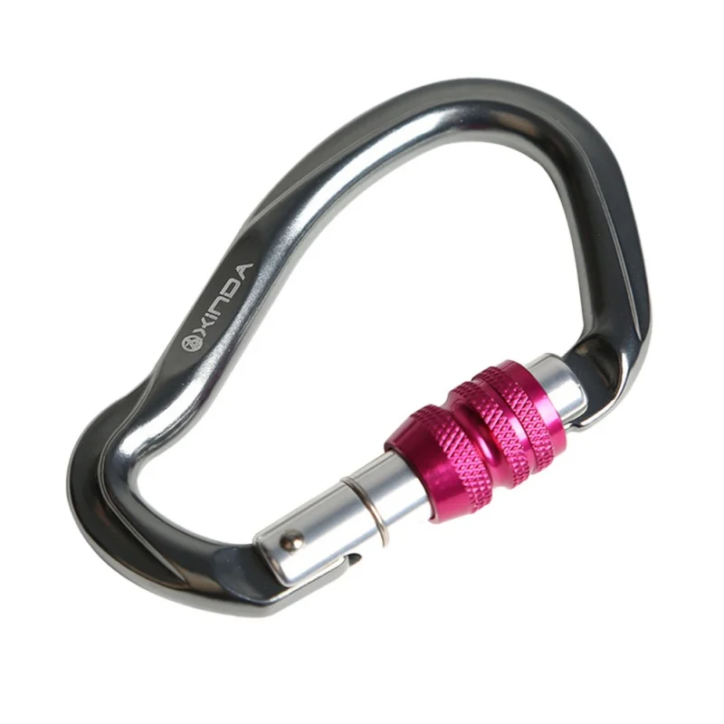 

Aluminum Automatic Locking Carabiner Rock Climbing Carabiner Professional Safety Buckle Climbing Equipment