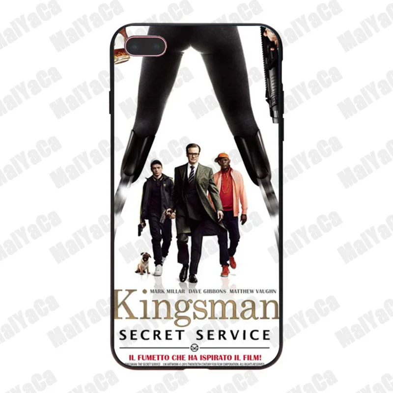 MaiYaCa Kingsman дизайн секретной службы высококачественный чехол для телефона iPhone 8 7 6 6S Plus X 10 5 5S SE 5C Coque Shell