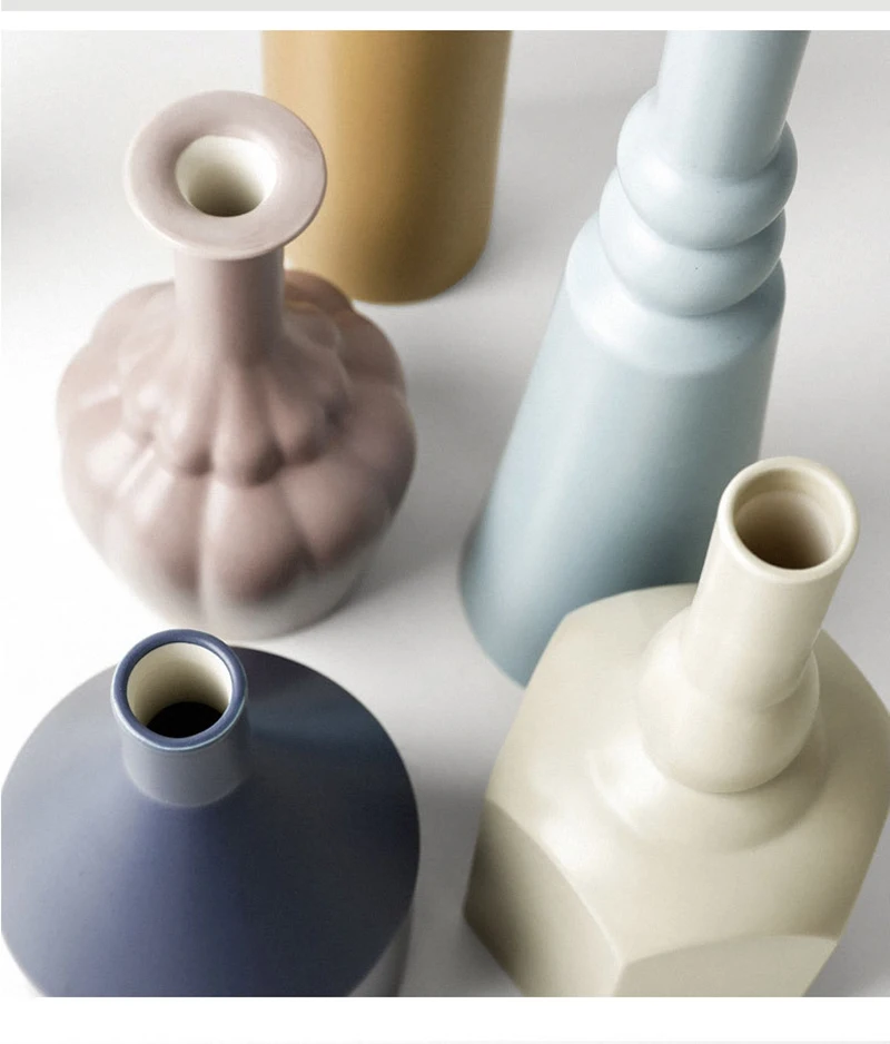 Креативная ваза для цветов, керамическая ваза Morandi, украшение для дома, гостиной, современная керамическая ваза Morandi, художественный декор, подарок
