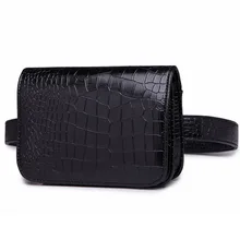 Модные женские поясные сумки, мини Аллигатор, сумка на ремне, высокое качество, из искусственной кожи, поясная сумка, кошелек для мобильного телефона, для девочек-подростков
