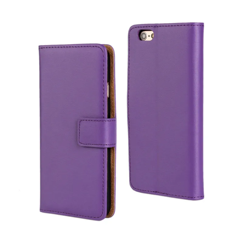 Для iphone 7, 7 Plus, 8, 8 Plus, X, 6, 6 S, 6 Plus, 5S, чехол, Etui, флип-кошелек, кожаный чехол, чехол, аксессуар, сумка - Цвет: Purple