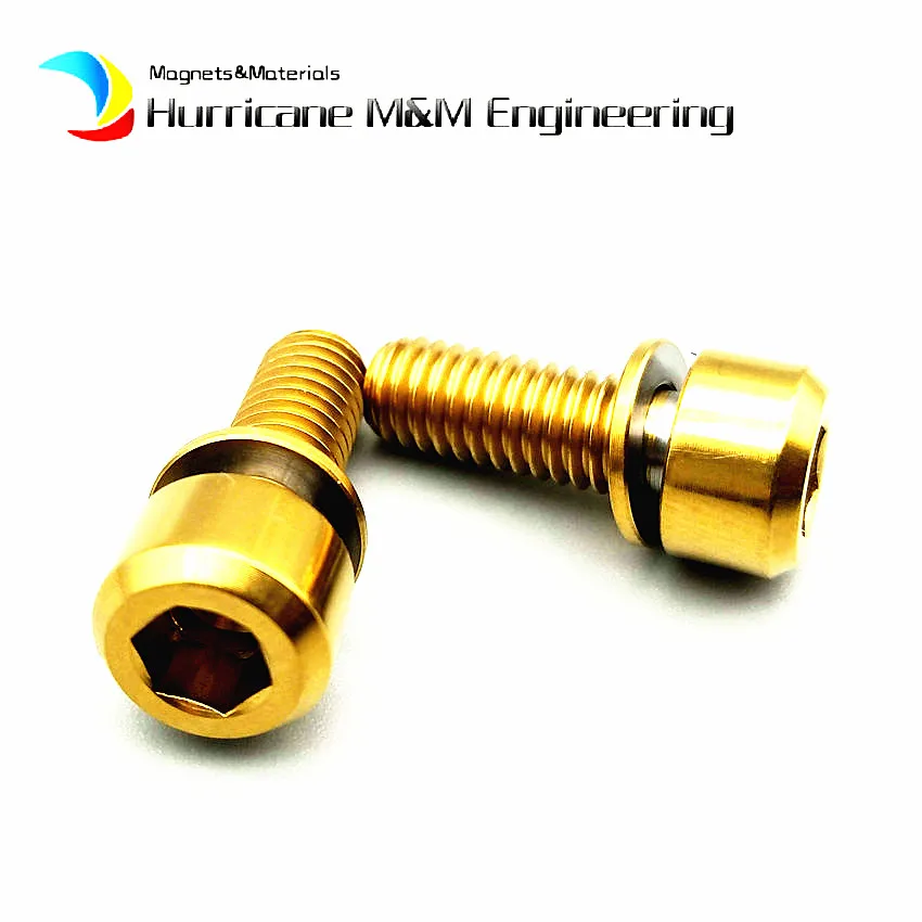 Титановые болтовые винты для Shimano XT XTR кривошипный замок M6 x16mm x18mm M6x20mm Колонка