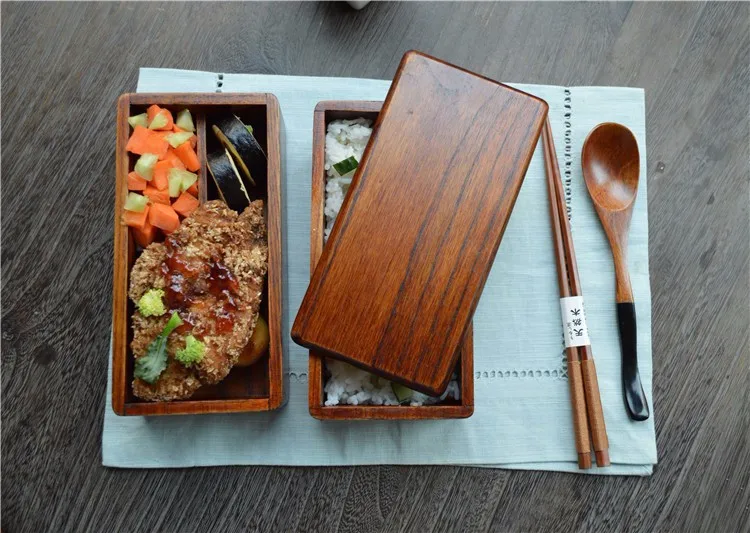wood lunch boxes