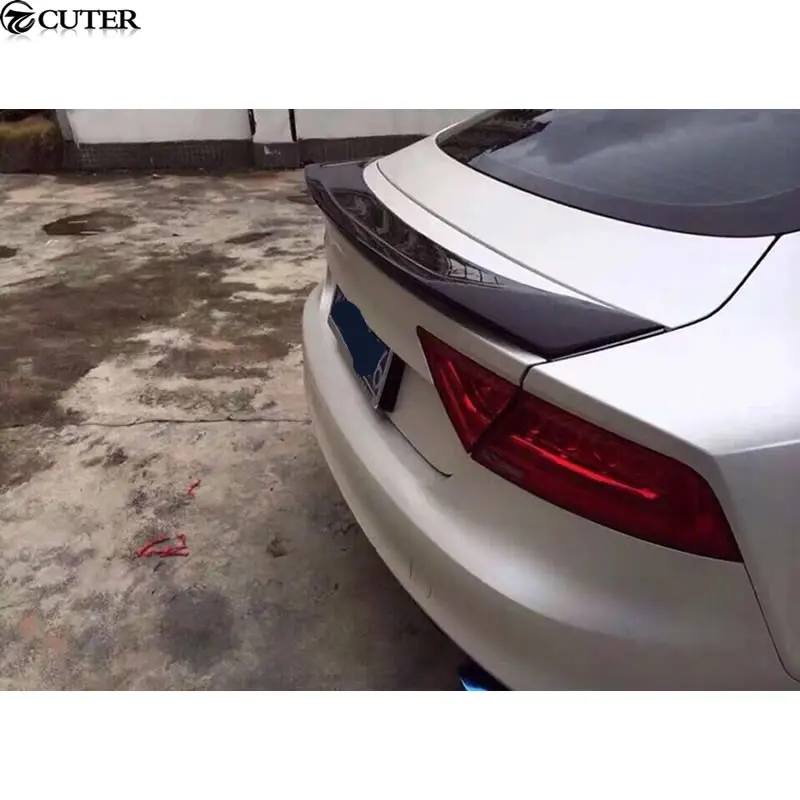 A7 Rs7 Car Body Kit Carbon Fiber Rear Trunk Wing Spoiler For Audi 1 2
