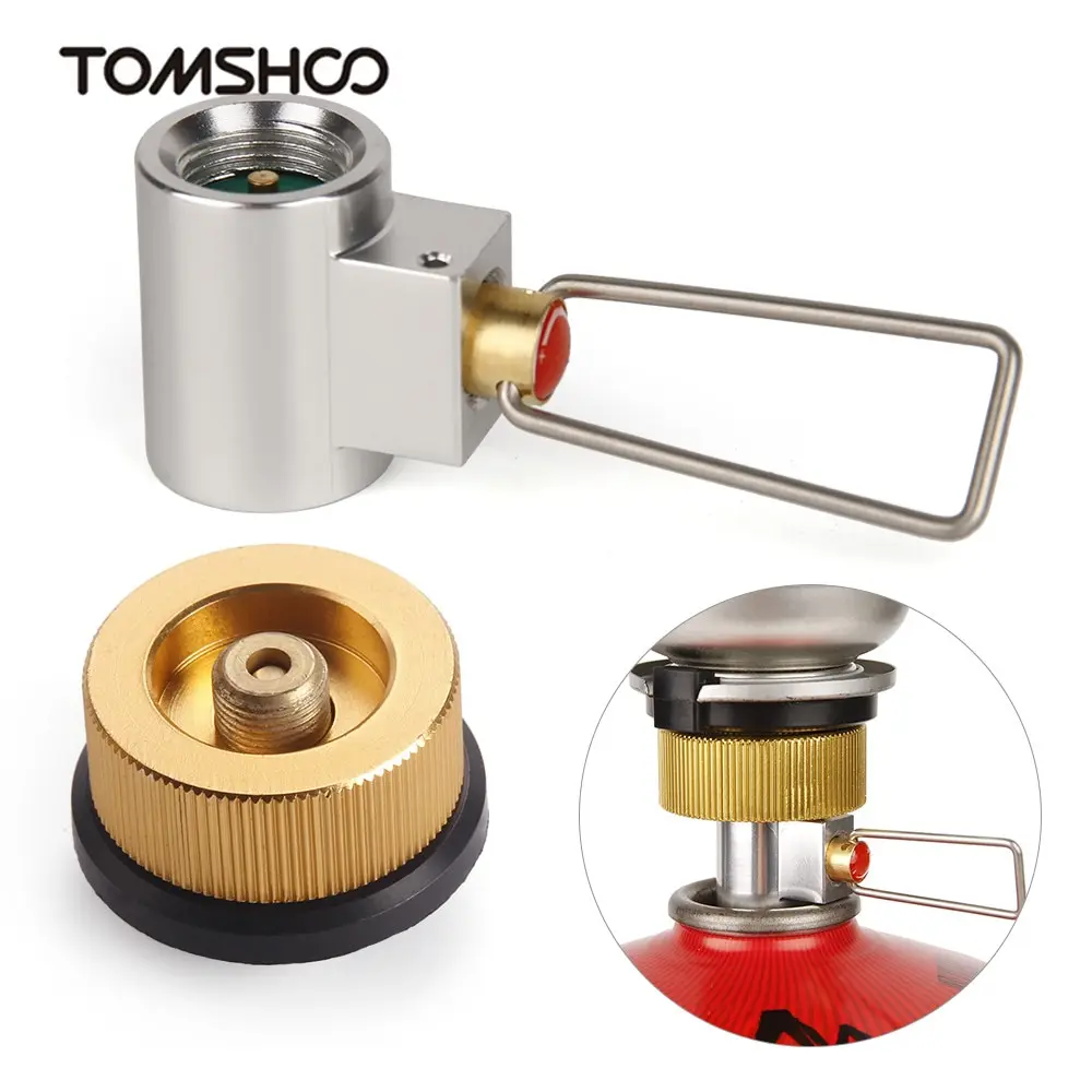

# Gas Stove Outdoor Camping Stove Conversion Adapter Camping Gas Stove Adaptor Valve Convertor Cylinder Refill Adapter #