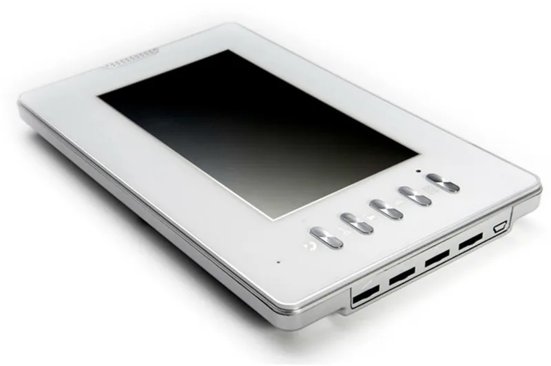D107C Hot Selling Profession smart home 7 inch color TFT LCD screen monitor has wired Digit video intercom doorbell function