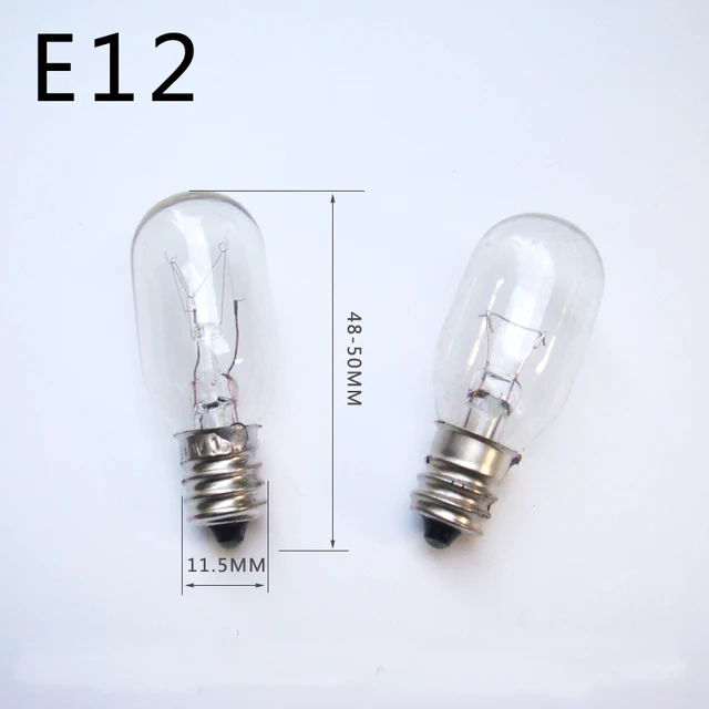 24V 30V 110V 220V E12 Indicator Light Bulb E12 5W 8W 10W 15W Screw