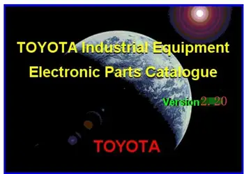 

Industrial Equipment v2.20 [04/2019] For Toyota parts catalouge