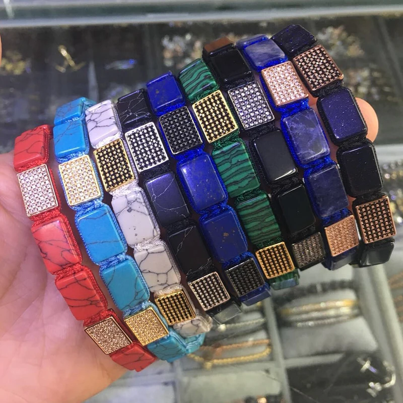 Natural Rectangle beads (2)