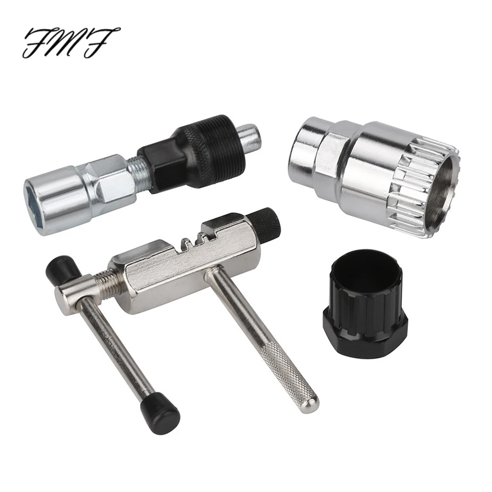 

Outdoor Bike Repair Tool Kits 4pcs/set Bracket Remover/Freewheel Remover/Crank Puller Remover for Mountain bike tools