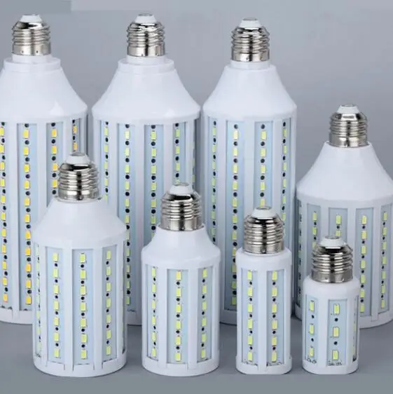 New E27 7W 12W 15W 25W 30W 40W 50W 5630 5730 SMD LED Corn bulb bulbs 220V 230V lamp spotlight spot light lights FreeShip | Освещение