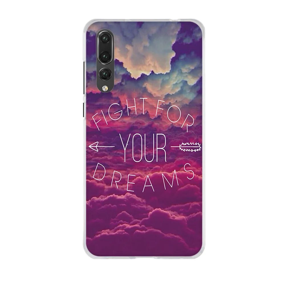 Чехол для Huawei P20 Pro силиконовый чехол телефонный с рисунком Plus бампер|Бамперы| |