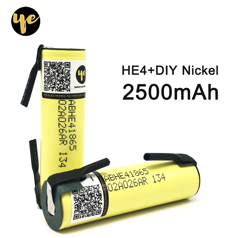 

1-10PCS 18650 battery 2500mah 20A for LG HE4 18650 li-ion rechargeable battery power safe 3.7V battery for ecig/scooter+nickel