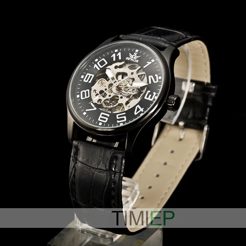 Часы скелетоны мужские золотистые Механические Прозрачные C878|wristwatch mens|wristwatch mens
