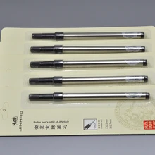 Высокое качество jinhao 5 шт. синий/черный винт пополнения чернил для шариковая ручка канцелярская 0,7 мм перо мяч аксессуары с ручкой A8