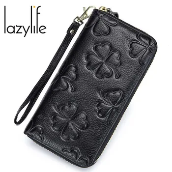 

LAZYLIFE 2018 New Female Wallet Women Wallets Ladies Long Design Zipper Purses Clutch Change Coin Card Holders Carteras