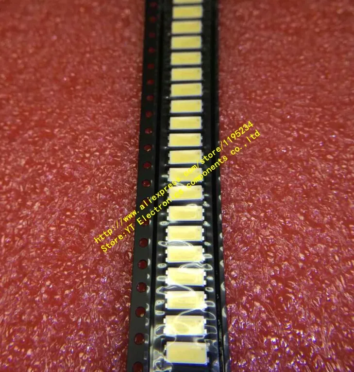 

100 шт./лот 7030 SMD LED холодный белый 1 Вт Холодный белый 6 в двойной чип супер яркий 90 лм 6 в ма лучшее качество