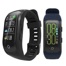 S908S смарт-браслет Цвет Экран gps Фитнес трекер умный Браслет Водонепроницаемый трекер монитор сердечного ритма Смарт
