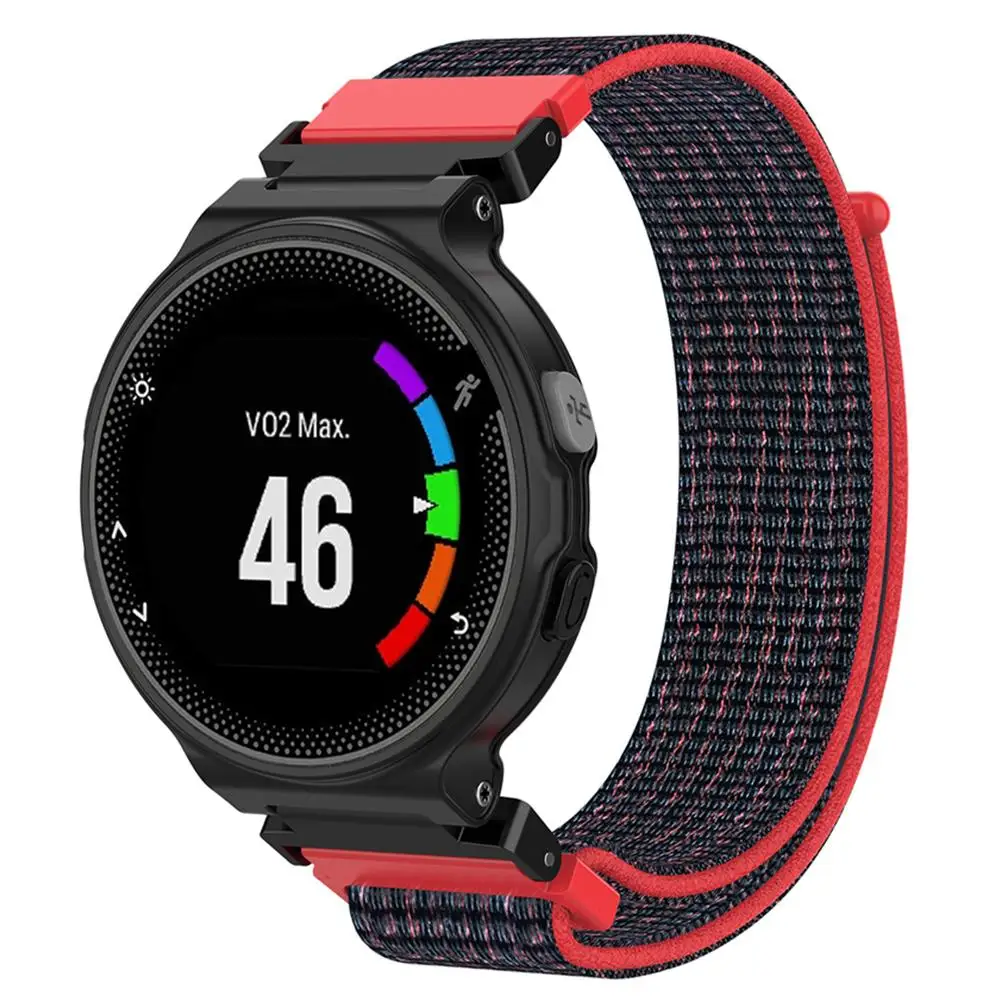 Для Garmin Forerunner 220 230 235 630 620 735 Смарт-часы нейлоновый спортивный ремешок на запястье ремешок для наручных часов