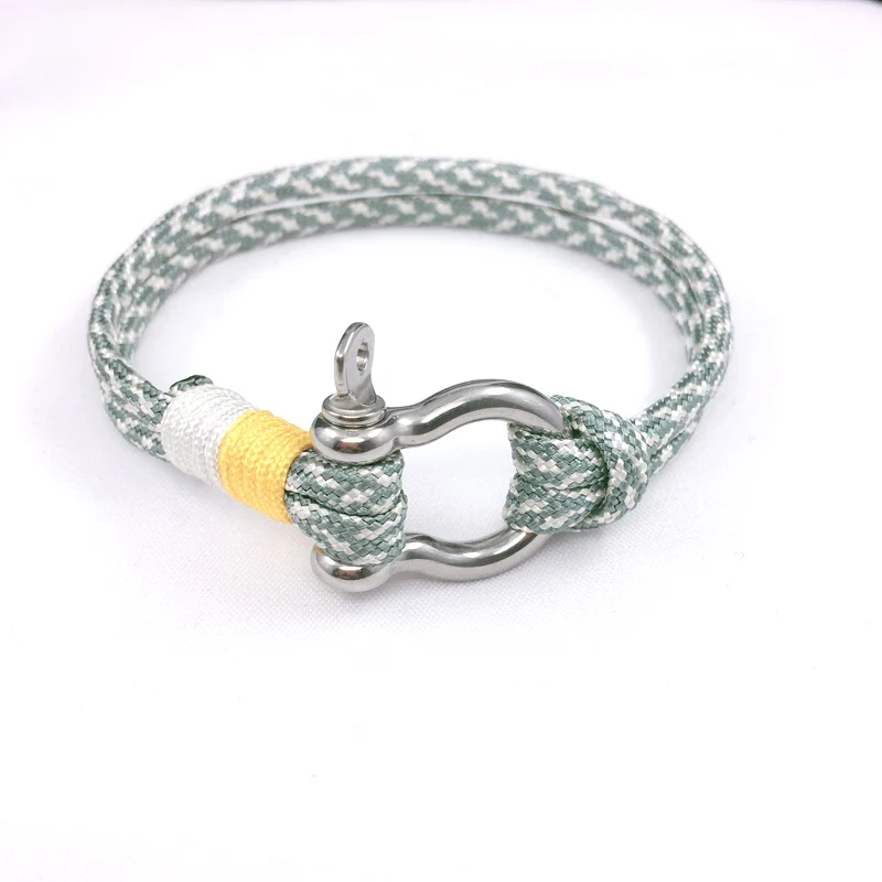 15 22 цвета Спорт Кемпинг браслет для выживания paracord мужские скобы из нержавеющей стали - Окраска металла: 15
