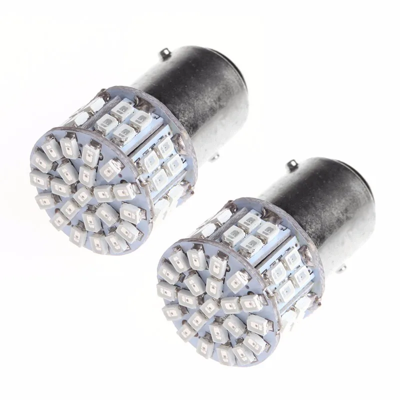 1 шт. 1157 BAY15D 50 SMD 1206 лампы для фар Лампа стоп-сигнала лампы AC/DC 12 V красный свет