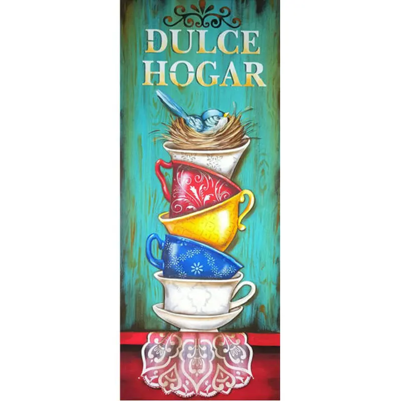 

Diy diamond painting Cross Stitch cartoon picture Rhinestones Needlework Home Decorative cup 5D Square Full Diamond Embroidery