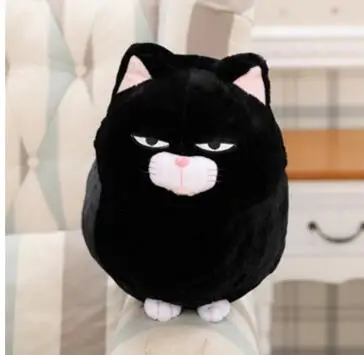 Черный/серый плюшевая Лежанка для котиков Подушка мягкие игрушки куклы