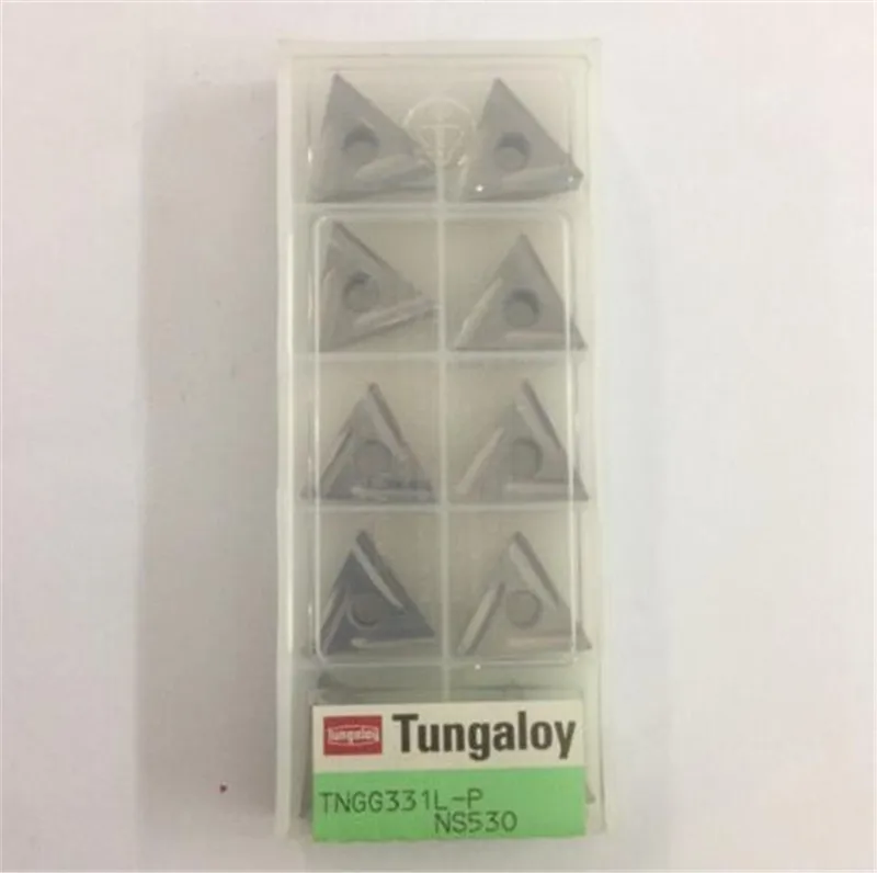 TNGG160404L-P NS530 TUNGALOY карбидные вставки токарные инструменты 10 шт./лот Токарные