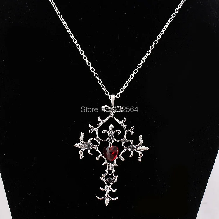 Free Shipping For Vampire Diaries Vintage Unique RED Sacred Heart