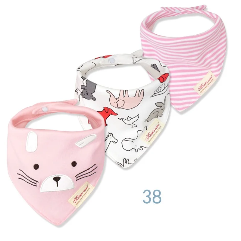 baby accessories carry bag	 3pcs Per Lot  Baby Bibs Bandana Set Cotton Multi-Style Triangle Cartoon Babadores Para Bebe Infant Boys Girls Saliva Towel KF025 baby accessories drawing	