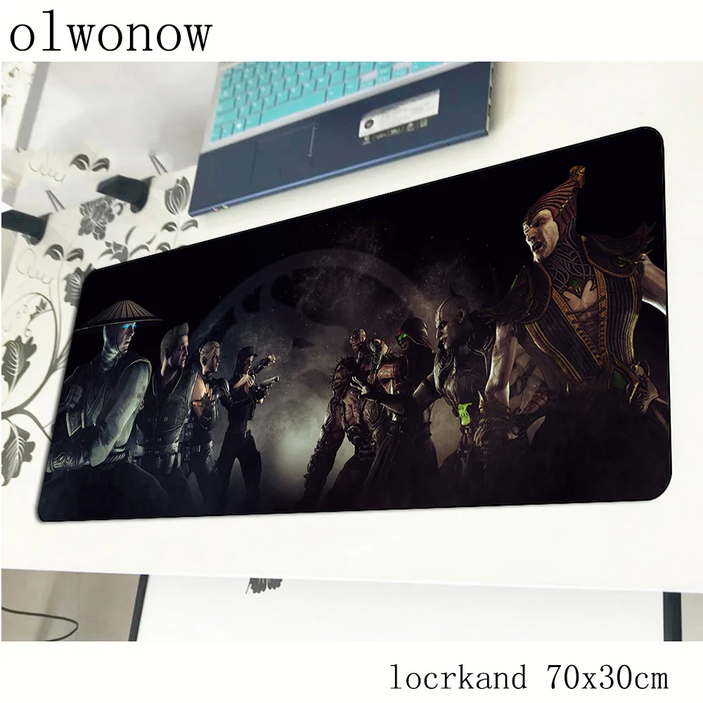 Mortal kombat коврик для мыши геймерский аниме 700x300x2 мм notbook коврик для мыши игровой коврик для мыши большой подарок для мальчика коврик для мыши ПК настольный коврик для мыши
