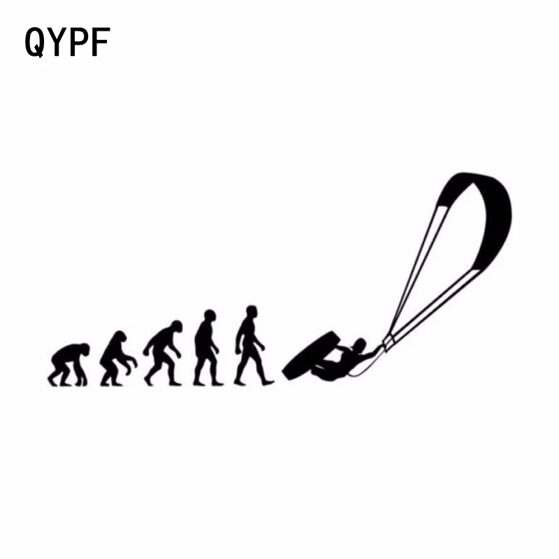 QYPF 15 2 см * 7 1 креативная эволюция серфинг парашютный винил наклейки для
