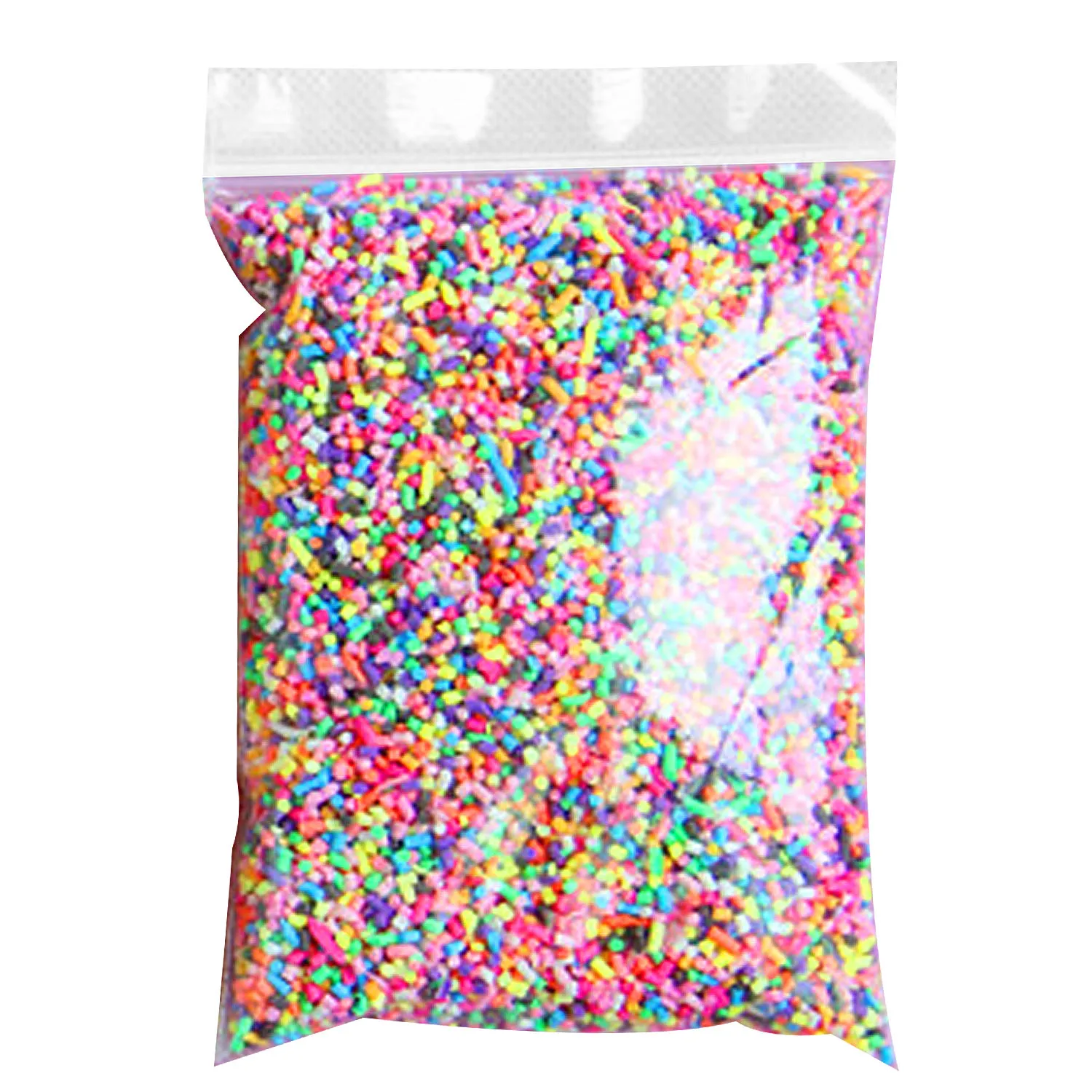 100g Полимерная глина Красочные поддельные конфеты Сладости сахар Sprinkles украшения для бутафорский торт десерт моделирование кукла для еды