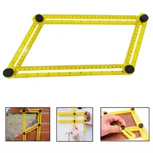 Multifunctional Four Sided Ruler Measuring Instrument Template Angle izer Tool Mechanism Slides Craft Costura Patchwork