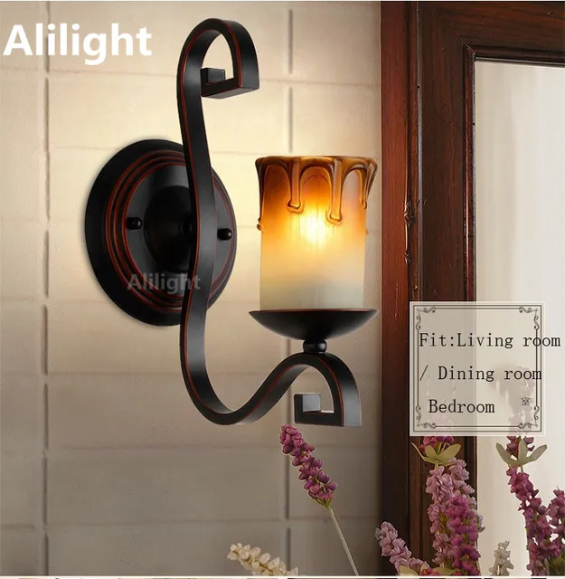 2 Candelabri Da Parete A Forma Di L - Nero Per Camera E Soggiorno - Foto 2