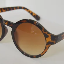 Коричневые черепаховые круглые дифракционные очки витанж коричневые прозрачные линзы фейерверк очки