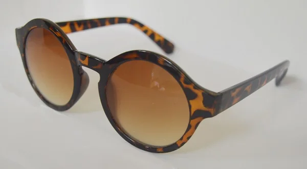 turtle shell round glasses