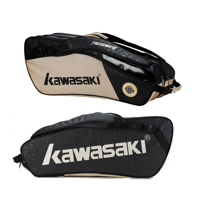 

Double-deck Tennis Badminton Racket Bag Large Capacity Racquet Backpack Workout Sports Bags Waterproof with Comfy Shoulder Strap