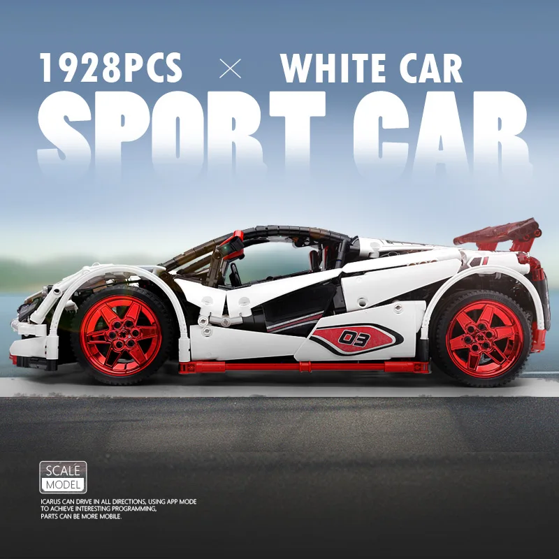 MOULD KING Technic MOC McLarens P1 супер гиперкар Veneno Roadster 13067 Набор строительных блоков