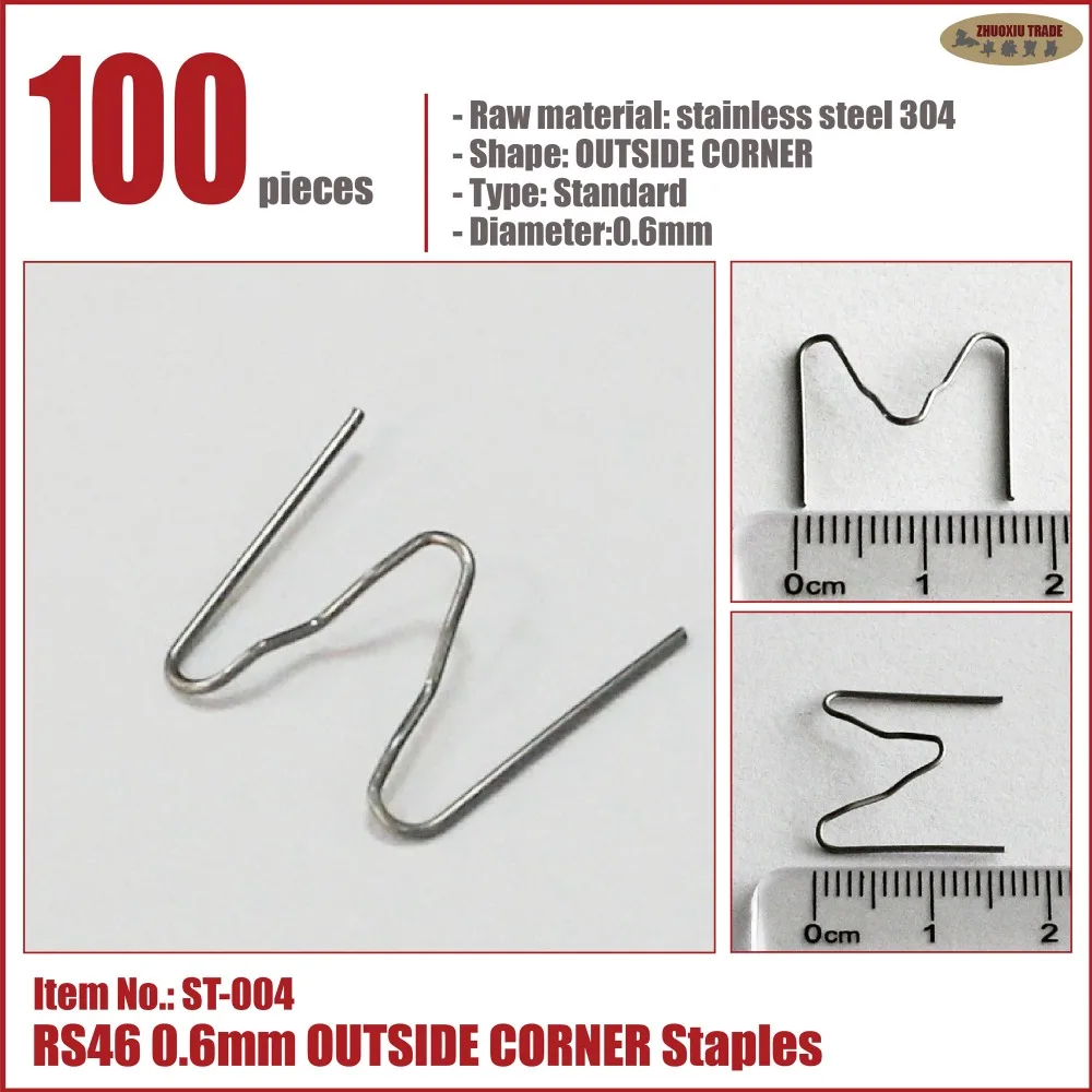 hot staples wave flat corner U W M V 0.6mm 0.8mm straight w plastic stapler auto car bumper welding gun replacement staples tool hot staples wave flat corner U W M V 0.6mm 0.8mm straight w plastic stapler auto car bumper welding gun replacement staples tool