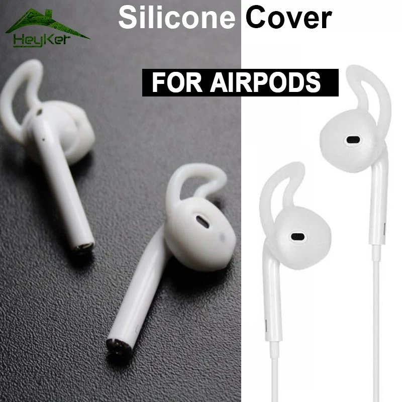 New for Apple AirPods Replacement Soft Silicone Antislip Ear Cover Hook