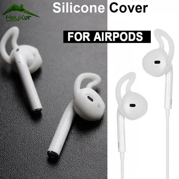 

New for Apple AirPods Replacement Soft Silicone Antislip Ear Cover Hook Earphone Earbuds Tips Headset Case protector For earpods
