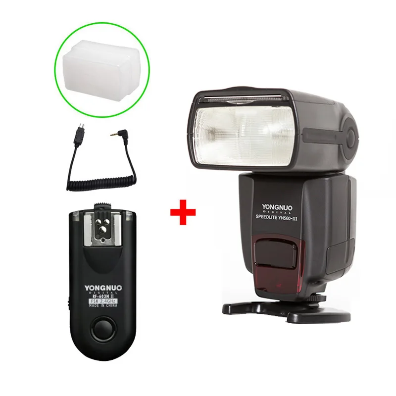 YONGNUO YN-560 III  Flash Wrieless Speedlite + RF-603 II N3   Nikon D40 D60 D3000 D3100 +  